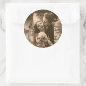 "Liebe ist eine sehr schöne Sache" Runder Aufkleber (Tasche)