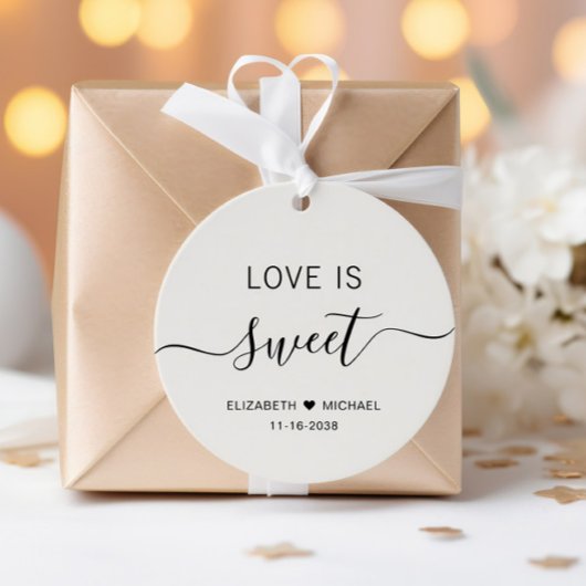 Liebe ist eine süße Cremetehe Geschenkanhänger