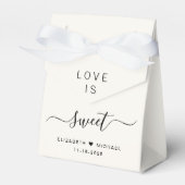 Liebe ist eine süße Cremetehe Geschenkschachtel (Vorderseite)