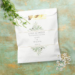 Liebe ist eine süße, grüne Foliage Hochzeit Geschenktütchen<br><div class="desc">Diese eleganten Botanischen Gastgeschenk Hochzeiten-Taschen mit feinen Eukalyptus-Blätter können mit Ihren besonderen Botschaften und Hochzeitsfeierlichkeiten personalisiert werden. Entwickelt von Thisisnotme©</div>