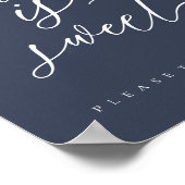 Liebe ist eine Süßwasserflotte Poster (Ecke)