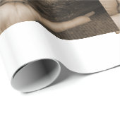 Liebe ist: Eine Tatze in Ihrer Hand Geschenkpapier (Rolleneckpunkt)