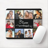 Liebe ist eine wunderbare Sache 10 Foto Collage Bl Mousepad (Mit Mouse)