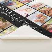 Liebe ist eine wunderbare Sache 15 Foto Schwarz Sherpadecke (3/4)