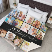 Liebe ist eine wunderbare Sache 15 Foto Schwarz Sherpadecke