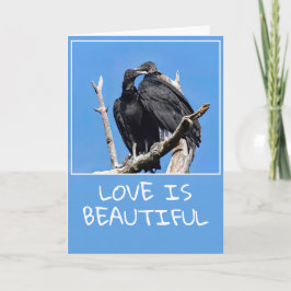 Liebe ist eine wunderschöne Vulkankarte Feiertagskarte