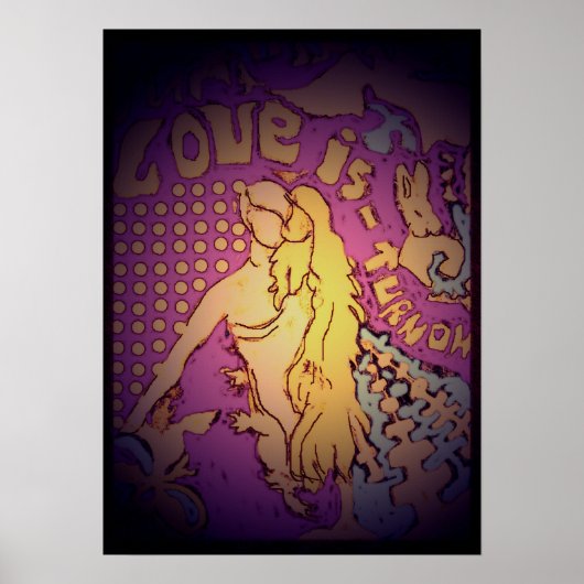 Liebe ist eingeschaltet poster (Vorne)