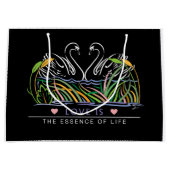 Liebe ist Essenz Große Geschenktüte (Vorderseite)