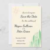 Liebe ist Evergreen Save The Date (Vorderseite)