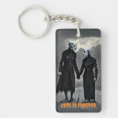 Liebe ist ewig Halloween Schlüsselanhänger (Vorderseite)