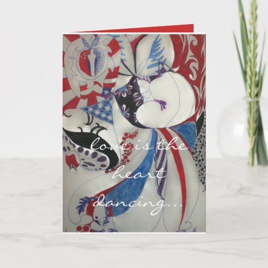 Liebe ist feiertagskarte (Vorderseite)