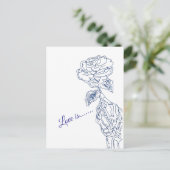 Liebe ist.... feiertagspostkarte (Stehend Vorderseite)