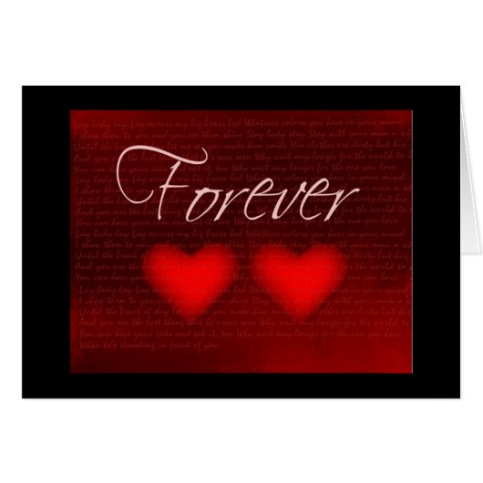 Liebe ist Forever (Vorderseite (Horizontal))