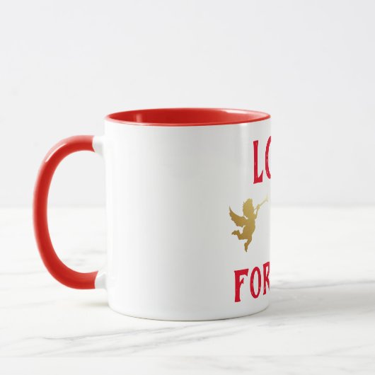 Liebe ist Forever Coffee Tasse (Links)