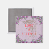 Liebe ist Forever Magnet (Vorderseite/Rückseite)