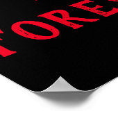 Liebe ist Forever Poster (Ecke)