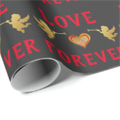 Liebe ist Forever Wrapping Paper Geschenkpapier (Rolleneckpunkt)