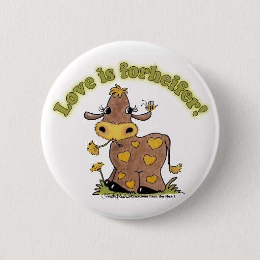 Liebe ist ForHEIFER Button (Vorderseite)