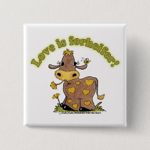 Liebe ist ForHEIFER Button