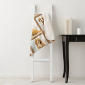 LIEBE IST | Foto Collage Welpe auf Braun Sherpadecke (Beispiel)