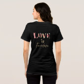 'Liebe ist Freiheit' Tri-Blend Shirt (Rückseite voll)