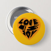 Liebe ist Freude Button (Vorne & Hinten)
