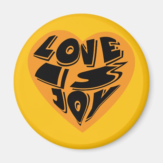 Liebe ist Freude Magnet (Vorne)
