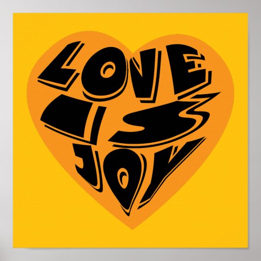 Liebe ist Freude Poster (Vorne)