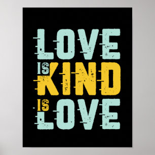 Liebe ist freundlich. Stoppt häusliche Gewalt Zita Poster