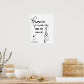 Liebe ist Freundschaft__Poster Poster (Küche)