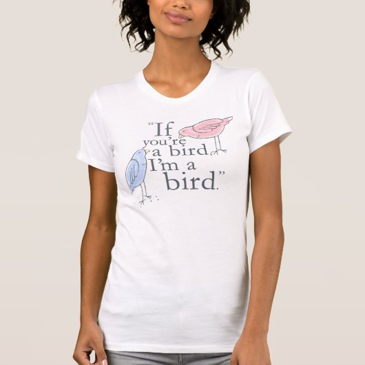 Liebe ist für die Vögel - das Notizbuch T-Shirt (Vorderseite)