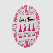 Liebe ist für immer ornament (Vorderseite)