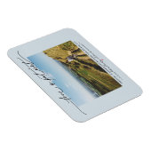 Liebe ist Geduld Hochzeit Speichern Sie das Datum  Magnet (Rechte Seite)