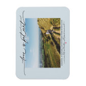 Liebe ist Geduld Hochzeit Speichern Sie das Datum  Magnet (Vertikal)