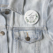 Liebe ist geduldig - 1 Cor 13:4 Blumenstrauß Button (Beispiel)