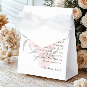 Liebe ist geduldig - 1 Korinther 13:4-7 Hochzeit Geschenkschachtel