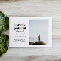 Liebe ist geduldig, aber wir sind keine Entfaltung