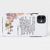 Liebe ist geduldig Case-Mate iPhone hülle (Rückseite (Horizontal))