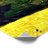 Liebe ist geduldig: ein Paar im Park Poster (Ecke)