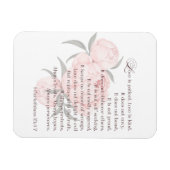 Liebe ist geduldig - Heiratsmagnete mit Schrift Magnet (Horizontal)