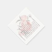 Liebe ist geduldig - Hochzeit von Neapel mit Schri Serviette (Ecke)