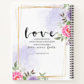 Liebe ist geduldig, Liebe ist freundlich Notizblock (Rückseite)