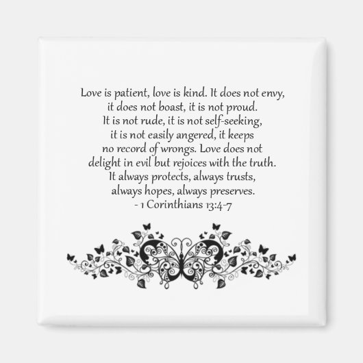 Liebe ist geduldig, Liebe ist Kind Magnet (Vorne)