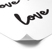 Liebe ist geduldig, Liebe ist nett Inspiration Zit Poster (Ecke)