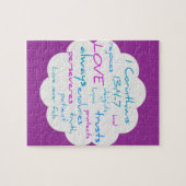 Liebe ist geduldig, Liebe ist nett Puzzle (Horizontal)