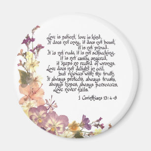 Liebe ist geduldig magnet