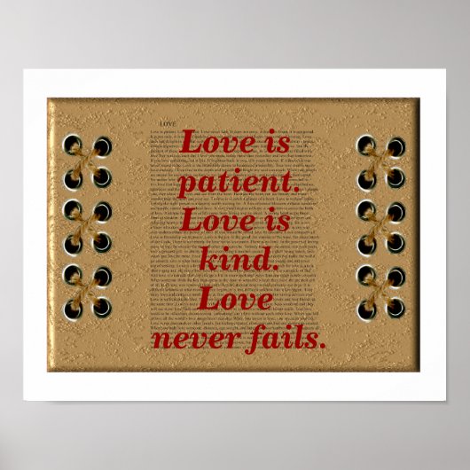 Liebe ist geduldig. poster (Vorne)