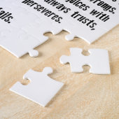 Liebe ist geduldig puzzle (Seite)