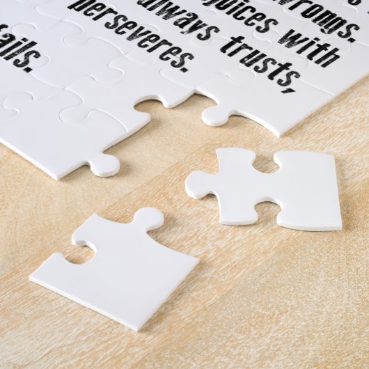 Liebe ist geduldig puzzle (Seite)