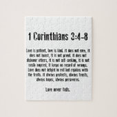 Liebe ist geduldig puzzle (Vertikal)